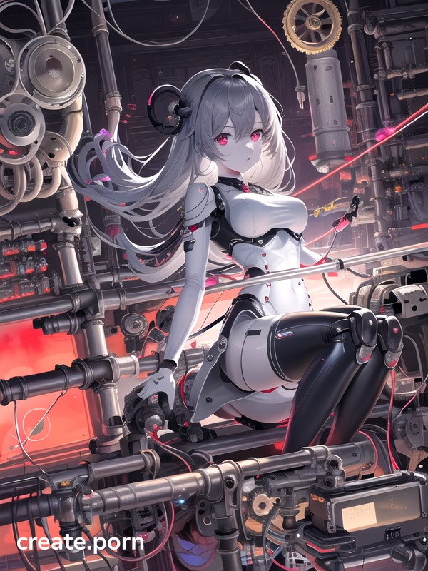 Night, Slime Girl, Grayscale Hentai AI Porn