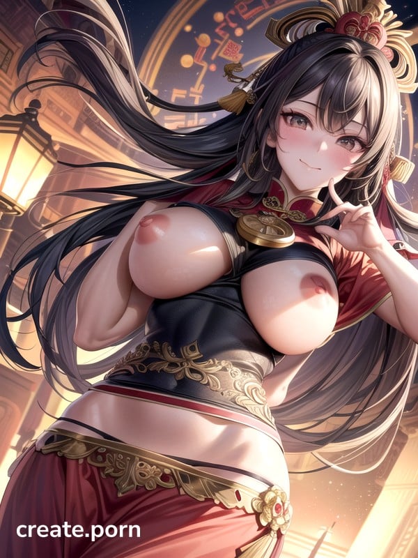 Anatomy Eyes, Seduction Smug Face, Rounded Breast Hentai AI Porn