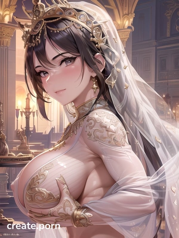 Drinking With Wine Of Golden Goblet, Seduction Smug Face, -layer Hentai AI Porn