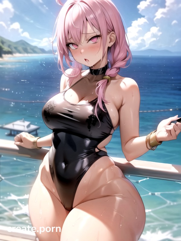 Anime Bikini Porn - Bikini, Warm Anime, Skinny AI Porn