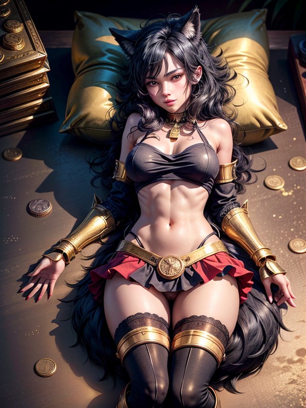 Black Tanktop, Night, Smiling Hentai AI Porn