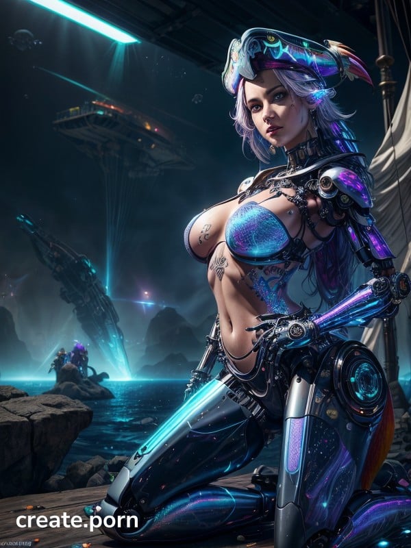 Horny, Cosmos Water, Lesbians AI Porn