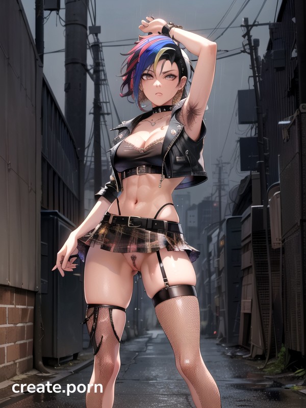 Dumpsters, Corset, Lifting Skirt Hentai AI Porn