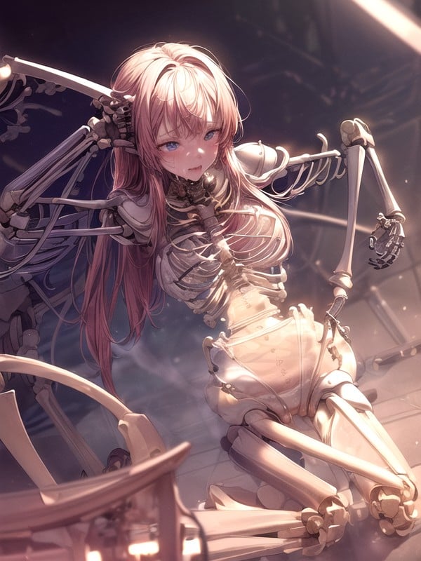 Mechanical Arm, Machine Inside Limbs, Holographic Body ヘンタイAIポルノ