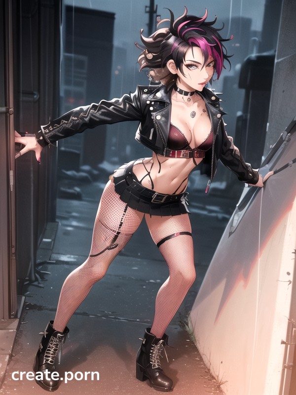 Unbuttoned, Messy Hair, Nose Ring Hentai AI Porn