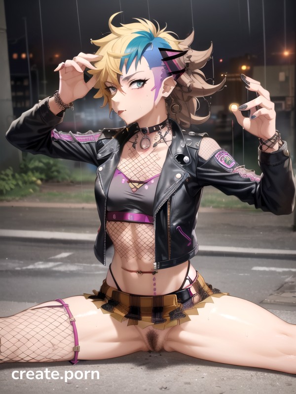 Mini Skirt, Full Body, City Hentai AI Porn