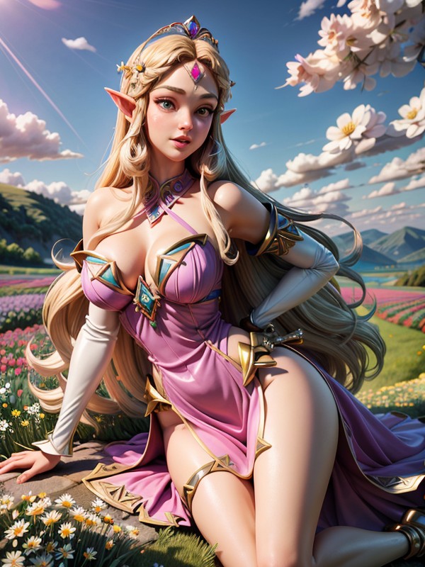 Soft Clouds Dappling The Sky, Thick, Detailed Cinematic Background Hentai AI Porn
