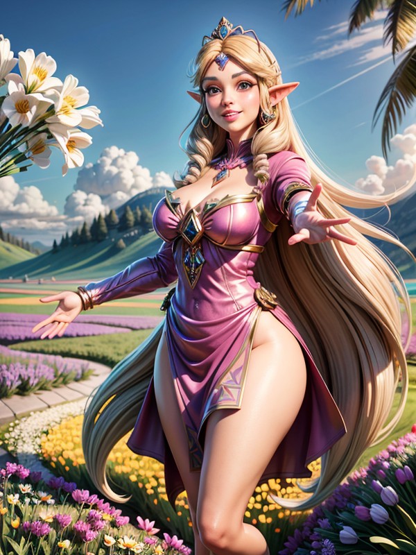 Medium Ass, Soft Makeup With Shimmer, Gentle Wind Rustling Leaves Hentai AI Porn