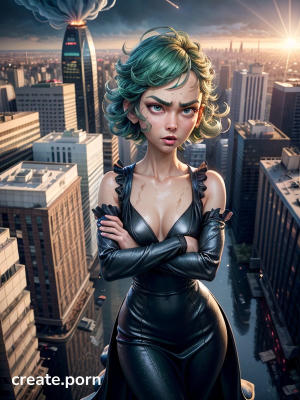 Dress, Tornados In The Background, 3d Hentai AI Porn
