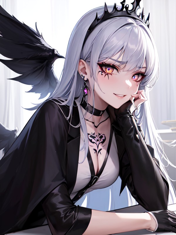 Tuxedo, Goth Makeup, Black Tie Hentai AI Porn