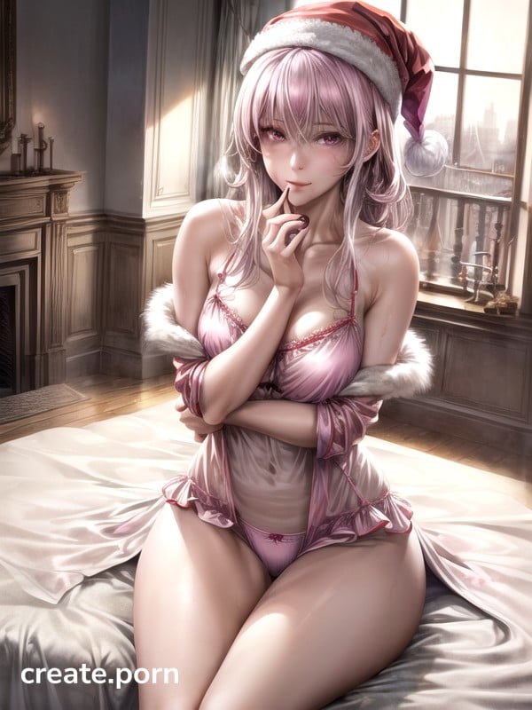 Cute Face, Medium Length, Pink Eyes Hentai AI Porn