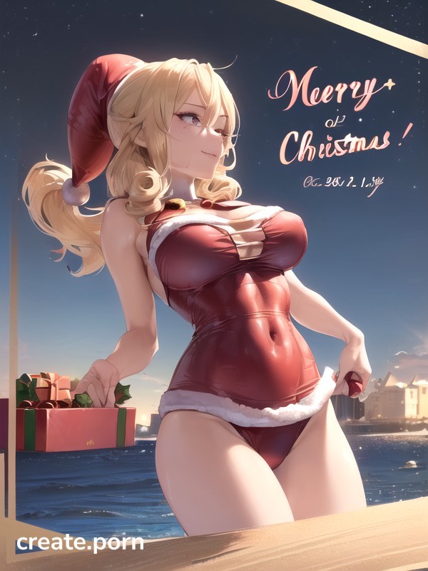 Summer Christmas Party, Bikini, Good Shape Boby AI Porn