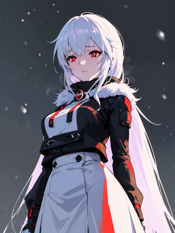 Ayanami Rei (evangelion), Dimly Lit Tokyo Street At Night, Anime Style Wide Shot Hentai AI Porn