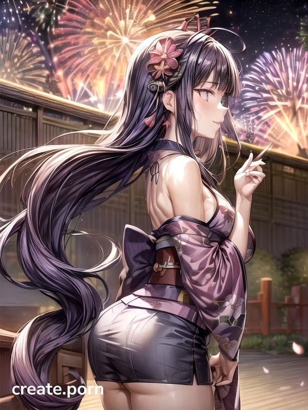 Dance, Accurate Body, Kimono Reveals On Thigh Hentai AI Porn