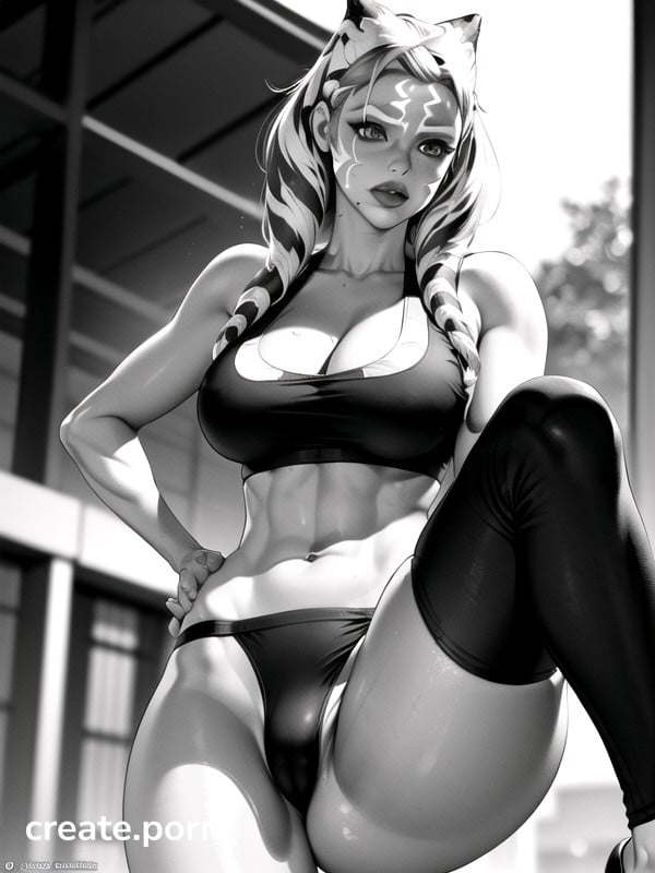Beautiful Face With Big Lips, Ash Blonde Hair, Skin Pores Hentai AI Porn