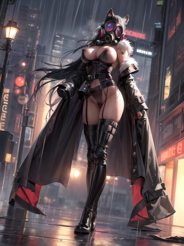 Steampunk, Boots, Night Hentai AI Porn