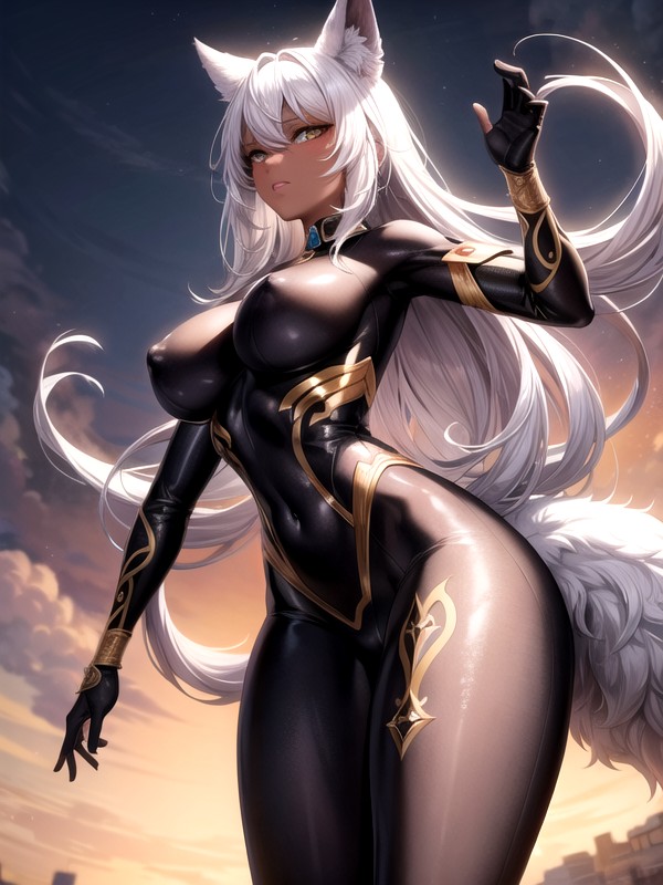 Machine Helmet, Bad Anatomy Legs, Masterpiece Hentai IA