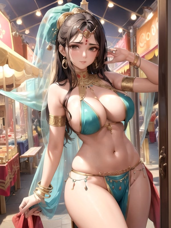 Asian Erotic Cartoon - Carnival, South Asian, Belly Dancer AI Porn