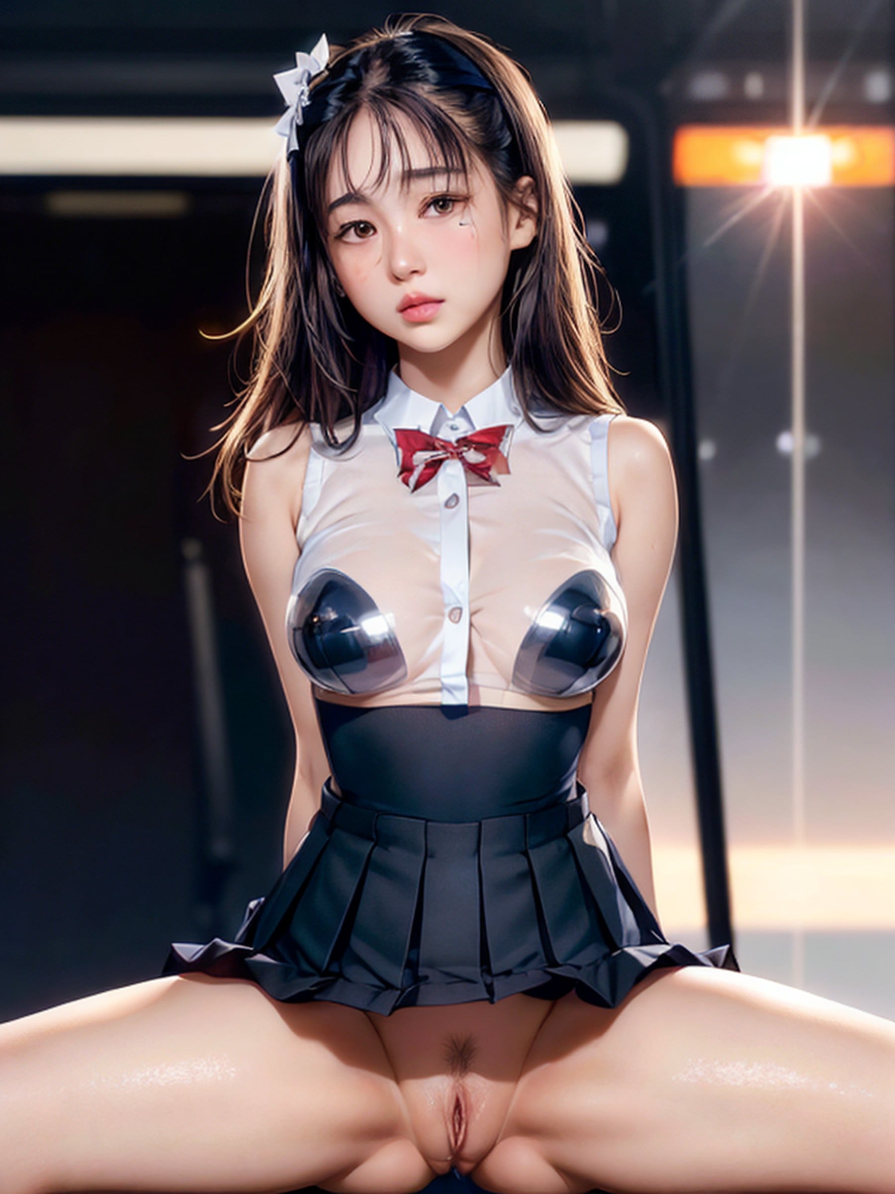Medium Length, Splits , Spreading Legs AI Porn