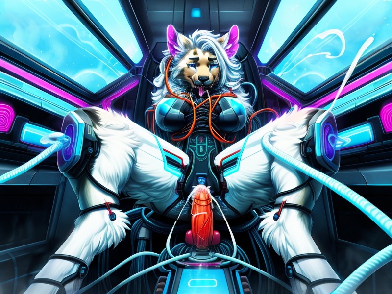 Creampie, Shepherd_girl, Split View Furry AI Porn
