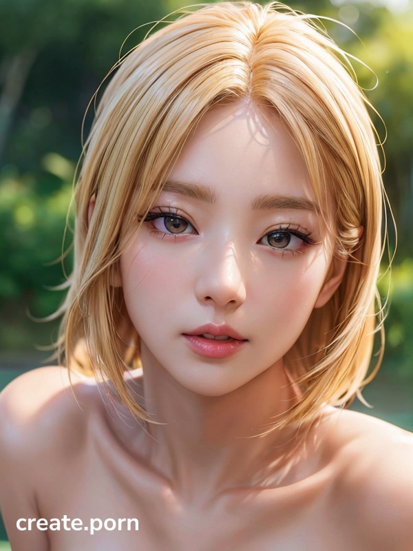 Beautiful Blonde Model - Beautiful Blonde Korean Woman AI Porn