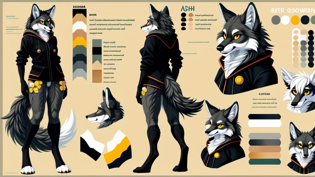 Detailed Gold_yellow Eyes, Vagina Pov, Yiff Furry IA