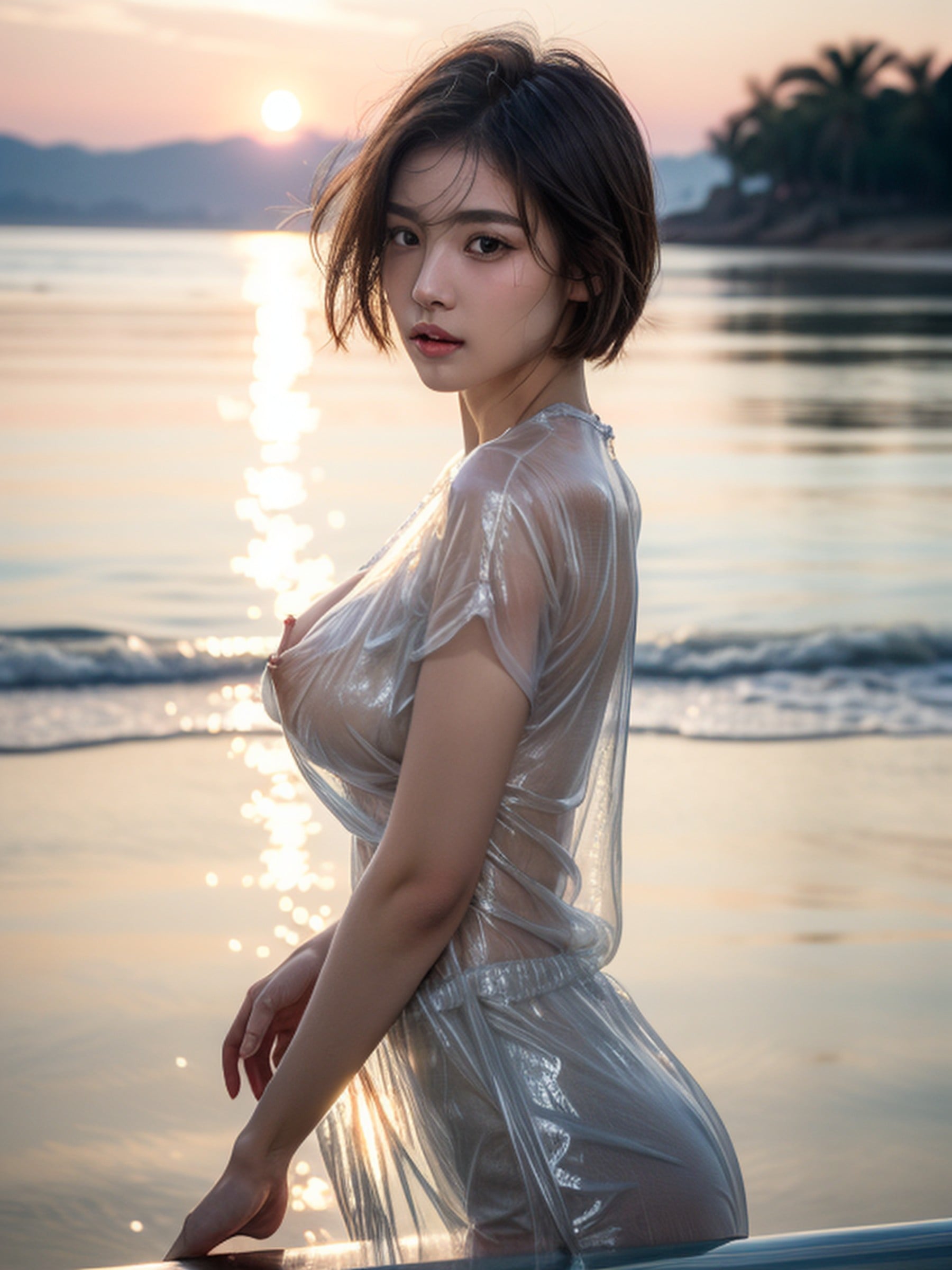 Bobcut, Nsfw, Realistic Photography Asian AI Porn