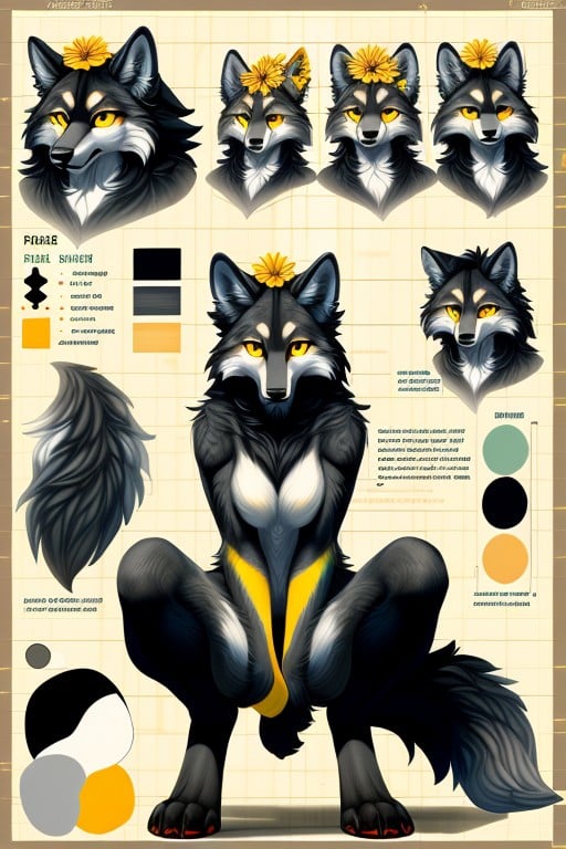 Trembling Effect Motion Lines With Sexual Climax, Yiff, 전신 퍼리 AI 야짤