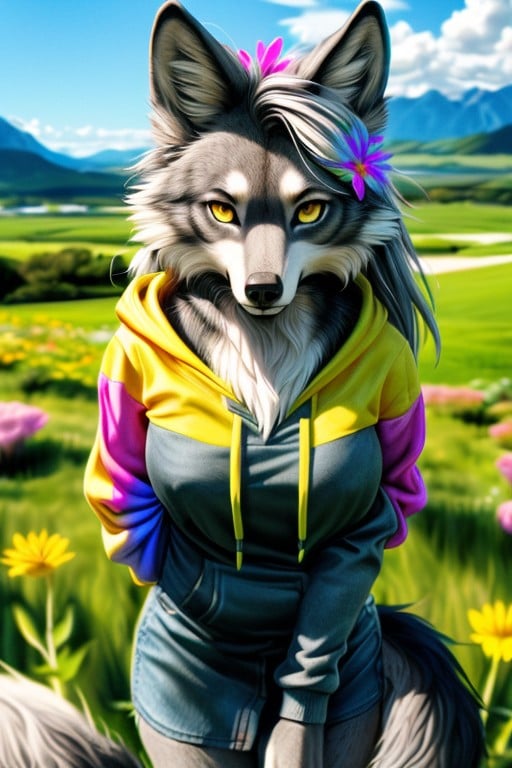 草地, Yiff, Sexy 兽人AI色情