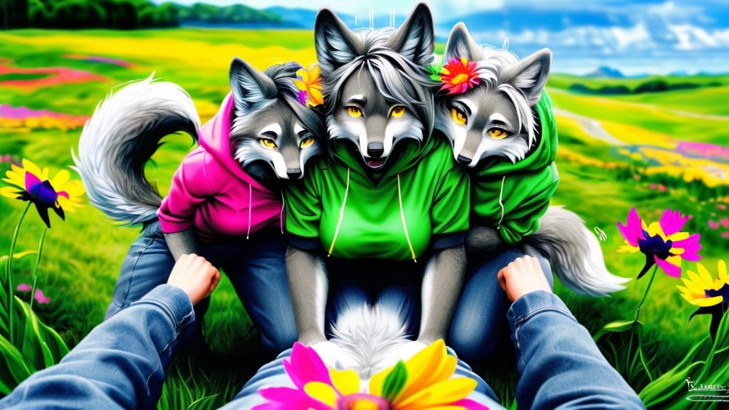 Sfw, Sexy, Tail On Porno IA Furry