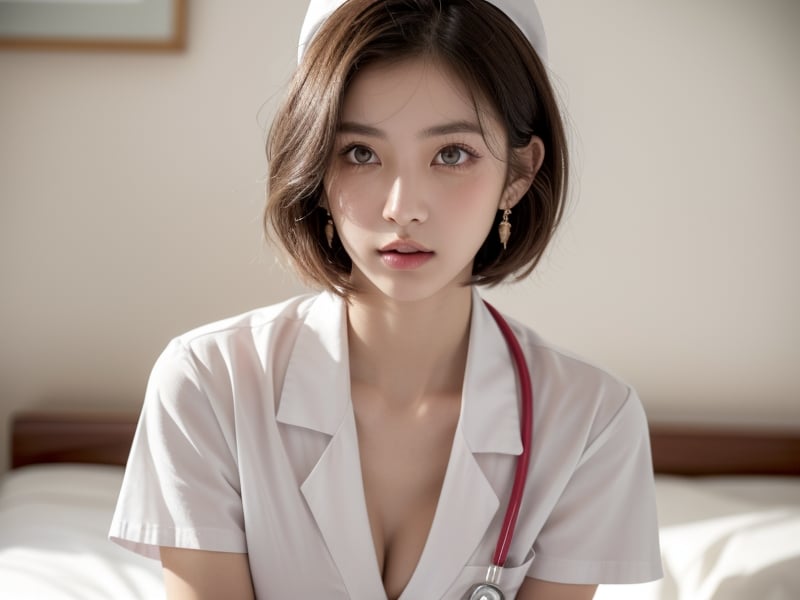 Loosen Outfit, Arms Crossed, Accurate Human Anatomy Extremely Detailed Scene Asian AI Porn