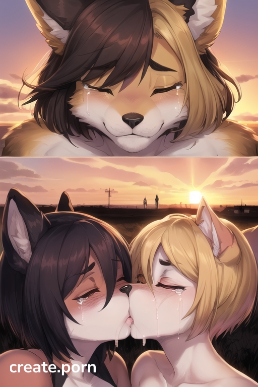 Crying, Harem, Kissing (1 Boy 1 Girl) Furry AI Porn