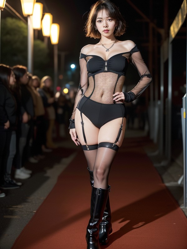 Only One Girl, Thin Waist, 1 Person AI Porn