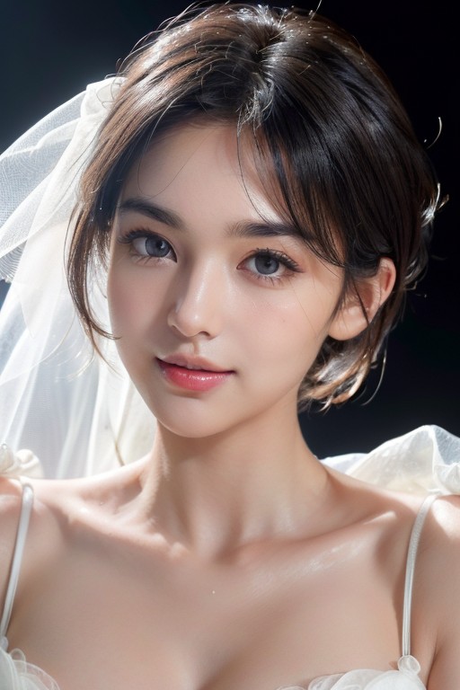 Black Background, Realistic Photography, Looking At Viewer AI Porn