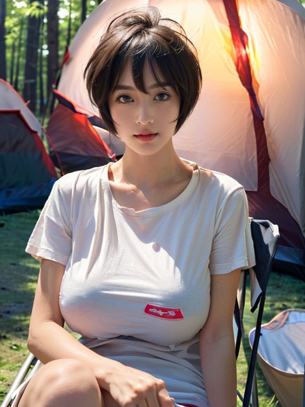 Master Piece, Extremely-short-hair, Pale Skin AI Porn