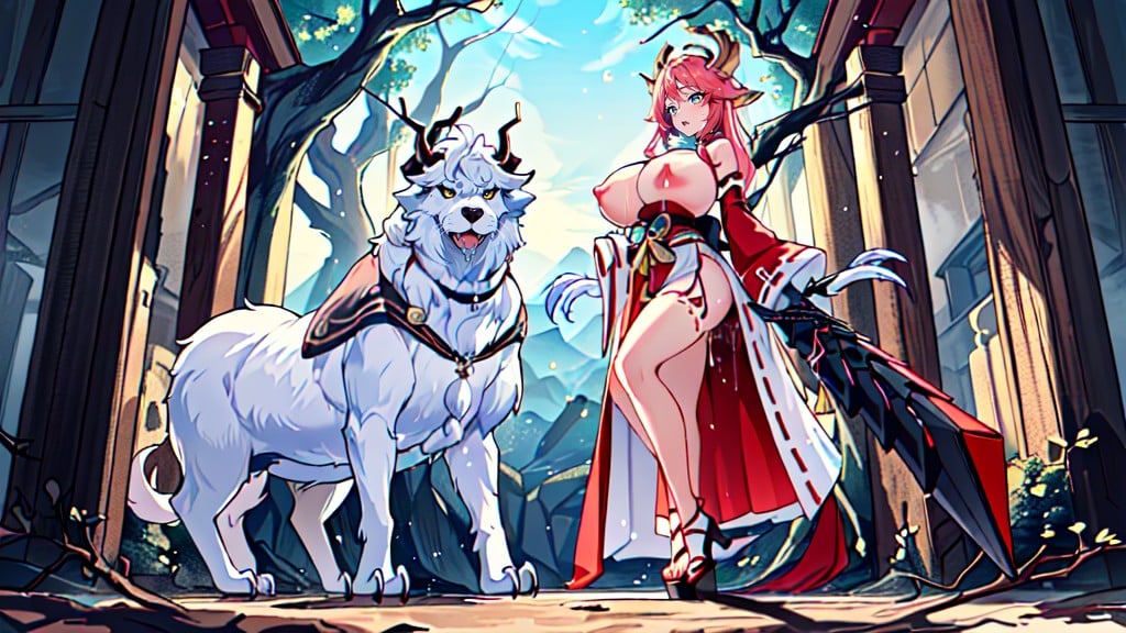 Best Aesthetic, Extra Tits&breasts, &a Right Arm That Looks Dried Branches A Claws AI Porn