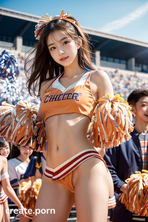 Cheerleader Or - Cute, 18, Cheerleader AI Porn