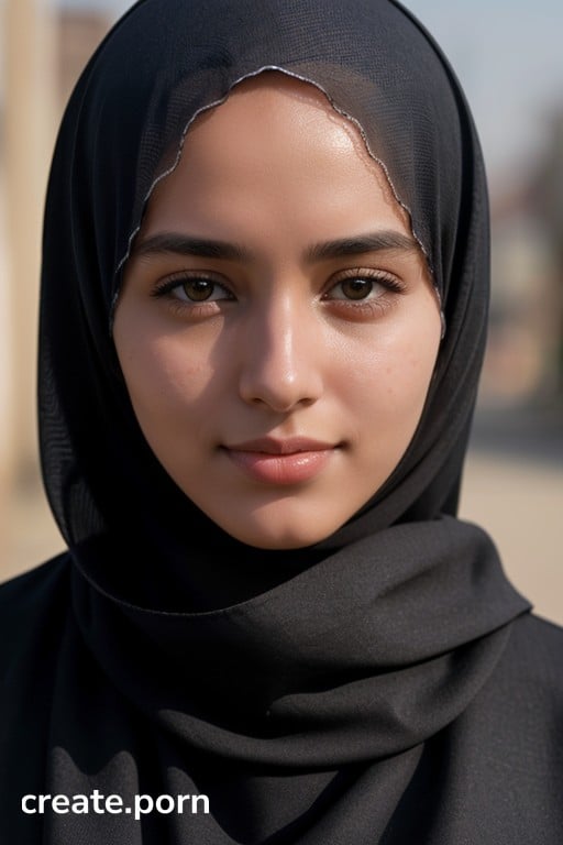 Burqa, Front View, Hijab AI Porn