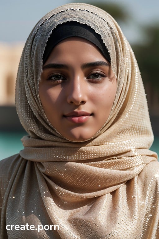 Muslim, Full Body, 18 AI Porn