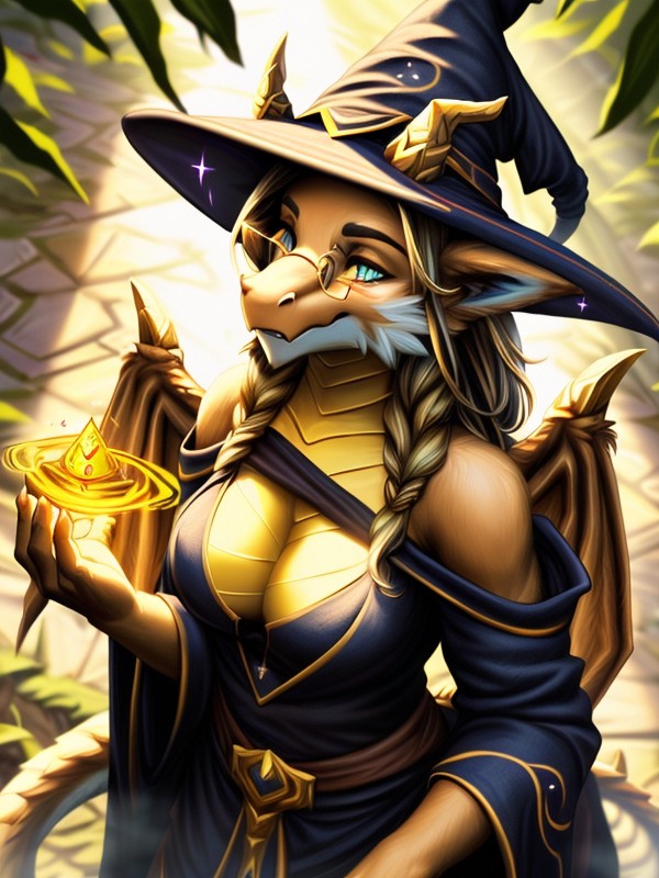 Magic, Witch, Sunny Furry AI Porn