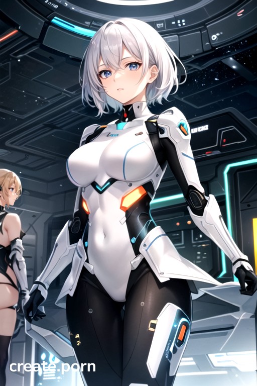 Anime Spaceship Porn - White Hair, Spaceship, Robot Armor AI Porn