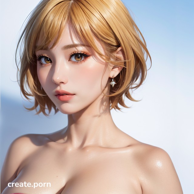 Beautiful Body, Full Body, Droopy Natural Gigantic Breasts AI Porn