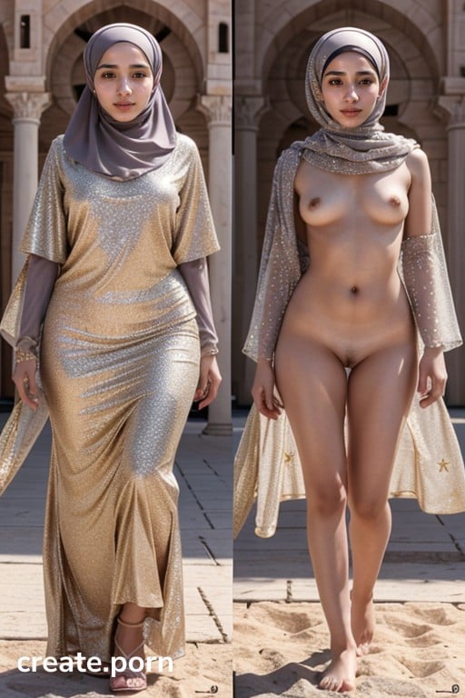 Full Body Arabic Woman Burqa AI Porn 