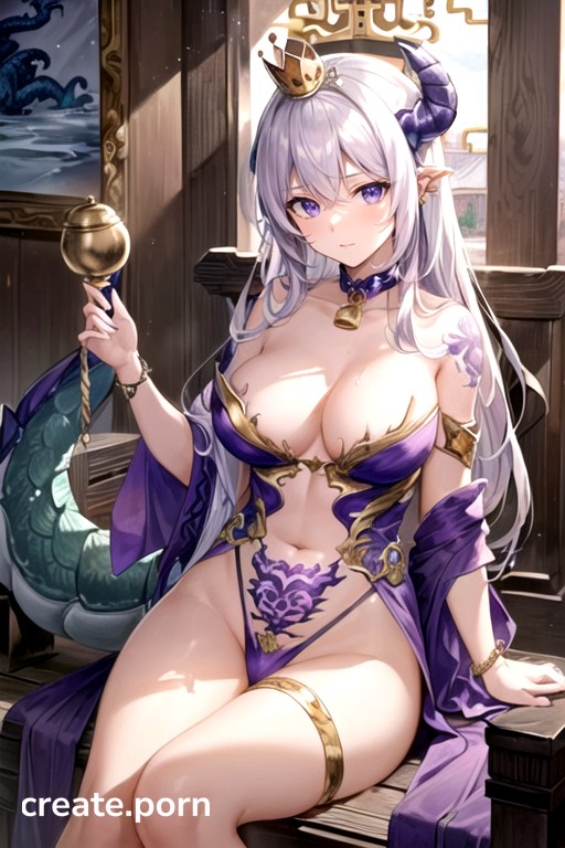 Tattoo, A Precious Crown, Choker Hentai AI Porn