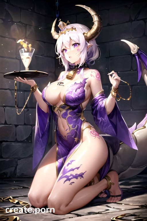 Chinese Hanfu, Extremely Luxurious Imperial Robes, Chains Hold Onto Your Hands And Feets Hentai AI Porn