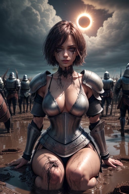 Accurate Body And Fingers, Black Hair, Full Body AI Porn
