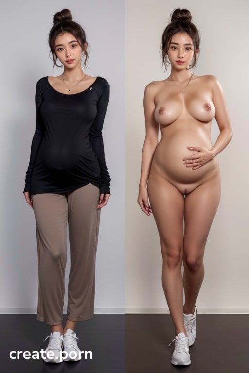 Small Breast, Black Nipple, Loraonoff AI Porn