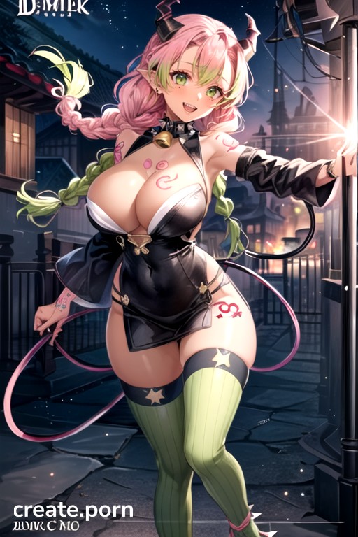 Charming Ass, Tattoo, Charming Thighs Hentai AI Porn