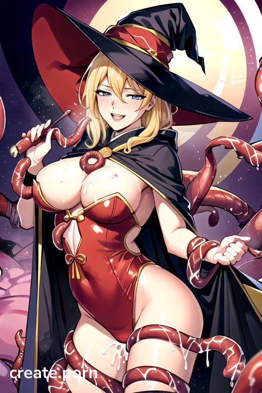 Blonde Girl Comic Porn - Comic, Witch, Blonde Hair AI Porn