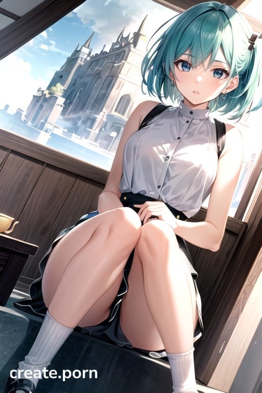 Anime Girls Upskirt Porn - Bulma Upskirt AI Porn